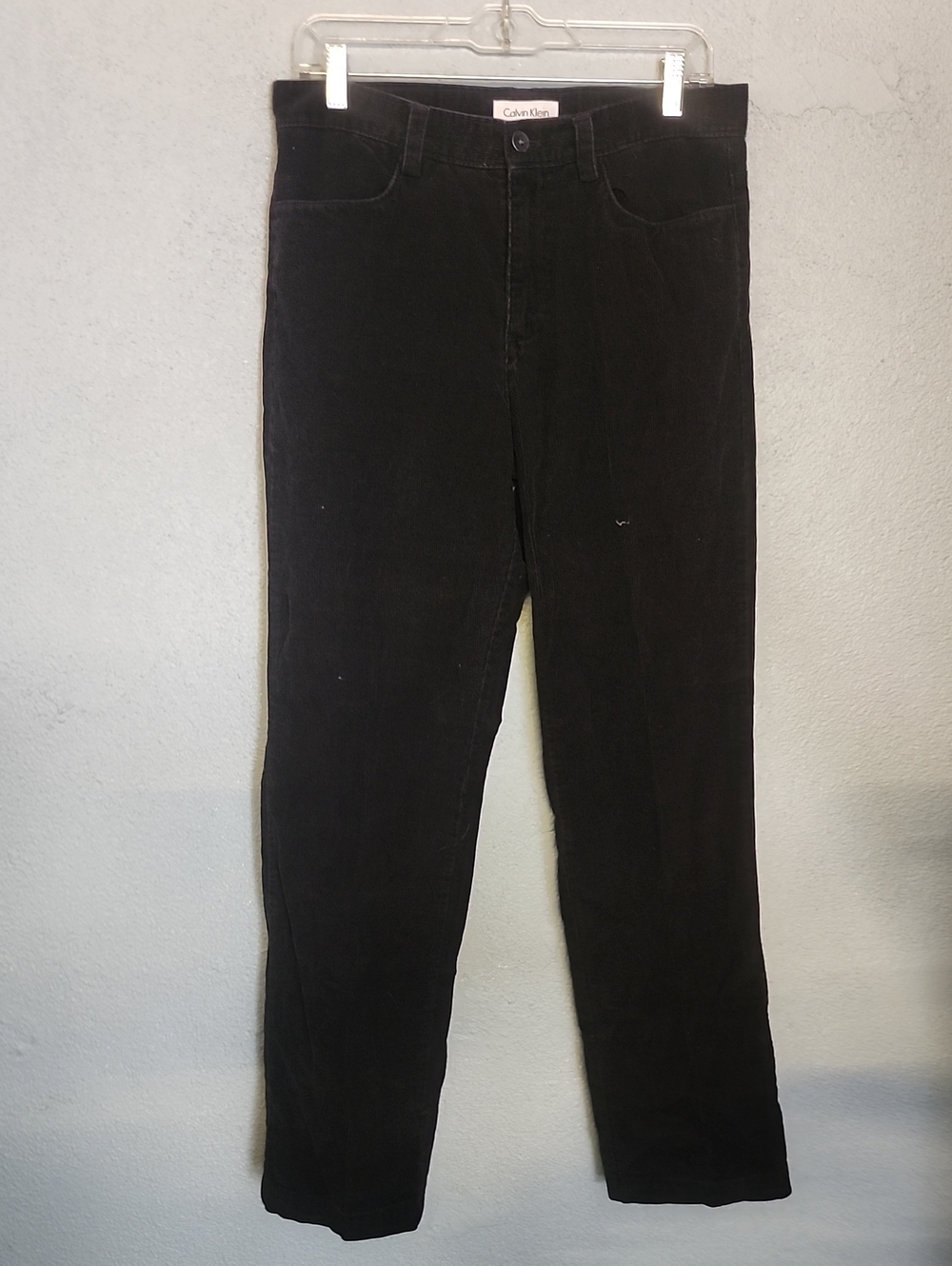 Calvin Klein Black Straight Leg Women's Pants - Classic Fit